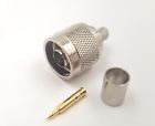 11-11l3-tgn Rf Connector Male Crimp Teflon Insulation Lmr Aircell Gold Pin 11-11l3-tgn Rf Connector Male Crimp Teflon Insulation Lmr Aircell Gold Pin