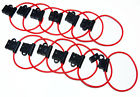 Fl108 12pcs Erusa Standard Wedge Inline Atc Fuse Holder 12 Gauge Wire Auto Ham Radio 12x