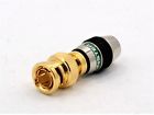 161002-09 Monster Lot Of New Gold Bnc Male Compression Connectors Ohm