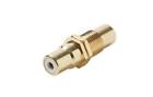 251-506-10 Steren Rca Jack To Panel Mount Adapter White 884645106507