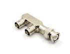 27-8148 Aim Electronics Lot Of New Bnc Splitter Male To Females