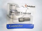 278-168 Radioshack Mini Uhf Connector New For Coax Qty
