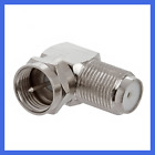 1310183 294184 Coaxial Type Female To Male Right Angle Adapter 811088012225