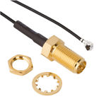 336314-14-0200 Amphenol Sma Bulkhead Jack Rp To Amc Plug On Cable