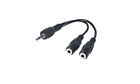 393942 Manhattan Male To Two Female Connectors Long 766623393942 393942 Manhattan Male To Two Female Connectors Long 766623393942