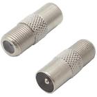 3c087x4 Eightnoo Silver Tone Plated Female To Pal Male 615311755916