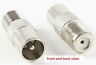 503753 Pal Male To Type Female Jack Adapter Coax Tv Radio