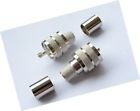 5756494 Pack Of Uhf Male Silver Crimp Coax Connector 628787078205