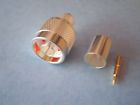 7305-400 Texxcomm Pcs Silver Teflon Type Male Crimp Connectors