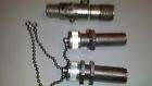 83-1ac-rfx Amphenol Lot New Cap Chain Uhf Protective Caps Craft Blitz