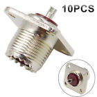 So239 855273059725 Packs Uhf Female Jack Panel Chassis Mount Coax