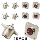 So239 855273060370 Packs Uhf Female Jack Panel Chassis Mount Coax So239 855273060370 Packs Uhf Female Jack Panel Chassis Mount Coax