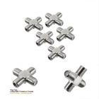 A18020600ux0052 Silver Tone Ways Bsp Female To Jack Rf Coaxial Adapter A18020600ux0052 Silver Tone Ways Bsp Female To Jack Rf Coaxial Adapter