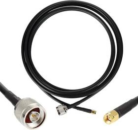 24195 Abr N-male To Sma Male 1m Rf 50 Low Loss Coaxial 5g/lte Antenna Cable