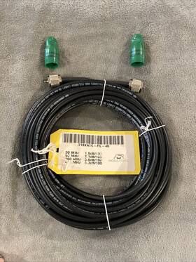 218xatc-pl-40 Abr Industries Rg8x Coax Jumper With Pl259 Connectors 40 Feet Long