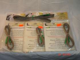 2-4x-5 Abr Industries 233/2-4x-5 5ft 1/2in Flat Tc Ground Braid With #10 Stud Ring Terminal