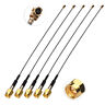 Ac-s01sp-u04rj-f13-20x100 Eightwood Sma Male Plug Center To Ipx Female Cable Pigtail