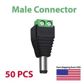 Ace Dyanamic S-1293 Projector Power Male Dc Connector Jack Alarm System 2.1x5.5mm