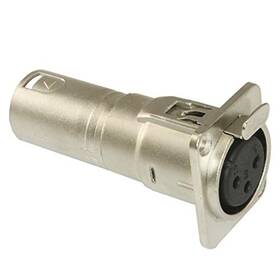 070-ptxfxm Advance Mcs Electronics Pass Through Panel Mount Jack 1 Pack Xlr Female To Male