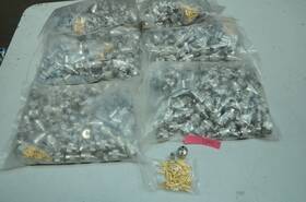 Tc-1001 Aec Tnc Male Rg-58 Rf Coaxial Crimp Connectors Lot Of 200 Qty New Tc-1001 Aec Tnc Male Rg-58 Rf Coaxial Crimp Connectors Lot Of 200 Qty New