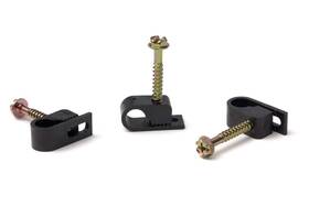 Rg59 Ag Cables Inc 026312011053 Cable Screw Clips 50 Pcs Single Black Rg59/rg6
