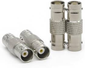 Jt004 Ahoaepy 4-pack Bnc Female Coupler Connectors For Low Loss Coaxial Connections