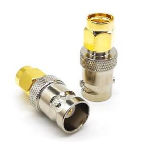 Ahoaepy Jt031 2pcs Sma To Bnc Coax Adapter Male Female Antenna Connector Low