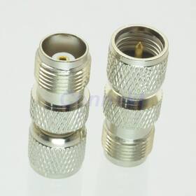 29-4100 Aim Electronics 10 Pk Adapter Mini Uhf Male Plug To Tnc Female Jack Nbp