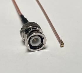 American Coaxial Industries 54354 Bnc Male To Ufl/u.fl/ipx/ipex Wifi Rg178 Coax Cable 2 Inch