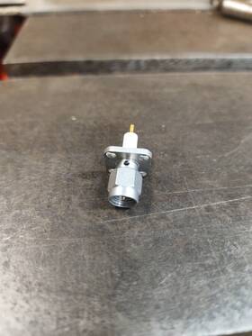 Amp 2051-1201-02 M/a Ccm An Co. M 4 Hole Panel Mount Flange Coaxial Connector