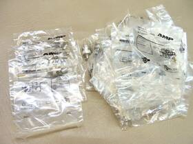9-227079-4 Amp New Lot Of 25 Coaxicon Bnc 50 Ohm Rf Series Coax Connector