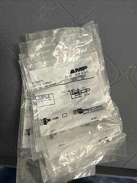 Bnc59hpc75 Amp Bnc58hpc75 Crimp Connector For Rg-59 A And B 10 Piece