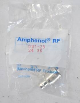 031-28 Amphenol Rf Division Adapter Bnc Jack To Uhf Plug Copolymer Silver 031-28 Amphenol Rf Division Adapter Bnc Jack To Uhf Plug Copolymer Silver