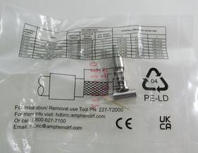 034-1037 Amphenol 34-1037 Hd-bnc Rf/ Coaxial Connector/ Straight Crimp Plug Belden 1855a 034-1037 Amphenol 34-1037 Hd-bnc Rf/ Coaxial Connector/ Straight Crimp Plug Belden 1855a