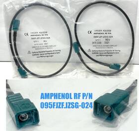 095fjzfjzsg-024 Amphenol 2 Rf P/n Fakra Straight Jack To Str