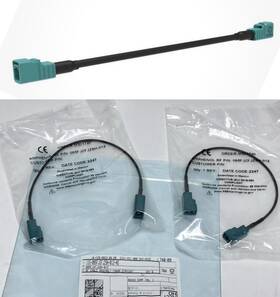 095fjzfjzsh-012 Amphenol 2pc Rf Division Cable Assembly Fakra Jack To