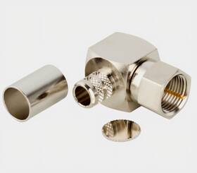 222164 Amphenol 50pcs Rfrf Connector F Type Right Angle Crimp Plug 75 Ohm 222164 Amphenol 50pcs Rfrf Connector F Type Right Angle Crimp Plug 75 Ohm