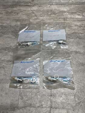Amphenol 31-10-75 Lot Of 4 Bnc F Jack Isolated 75 Ohm New