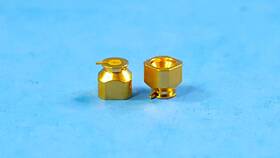 Amphenol 3287-6100 One Pc- Smpm Connector Plug Male Pin 50 Ohms Surface Mount Solder