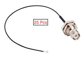 336212-12-0200 Amphenol Rf Cable Assembly Amc Plug To Rp-tnc 6 Ghz 50 Ohm 25 Pcs