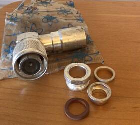 82-833 Amphenol Hn Male Elbow /right Angle Connector Compression Clamp Style 82-833 Amphenol Hn Male Elbow /right Angle Connector Compression Clamp Style