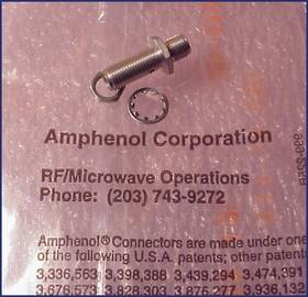 901-9209-asf Amphenol 10 Pcs - Sma Female To Bulkhead Adapter Connectors New