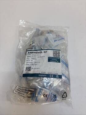B1121a1-109-nd3g-50 Amphenol B1121a1-nd3g-1-50 50 Pcs Lot Rf Coaxial Connector Straight Crimp Plug