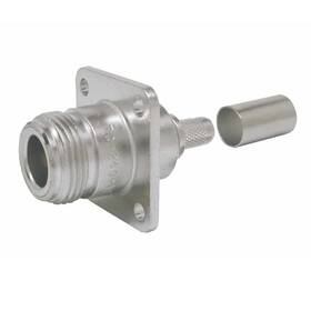 Tc-240-nf-pm-x Amphenol Times Microwave Systems Type N Female Straight Rf Connector For 240 Cable