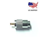 Pl259 Ampteft Workman Uhf Male Silver Teflon Connector With 080119218381