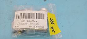 X001ax4dmx Ancable Sma Male To Uf Female Adapter Lot Of 2 X001ax4dmx Ancable Sma Male To Uf Female Adapter Lot Of 2