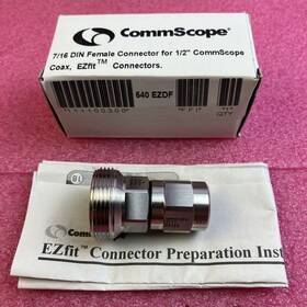 540-ezdf Andrew Commscope 540ezdf 7/16 Din Female Connector 1/2 Inch 50 Heliax Coaxial Cable Ezfit