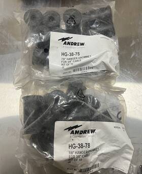 Hg-38-78 Andrew 2 Pack 7/8 Inch Hanger Grommet For 3/8 Diameter Cable 10/pkg