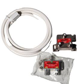 Cmc4002u Antronix High Performance 2-way Cable Tv Splitter And Ha 6ft Coaxial Cabl