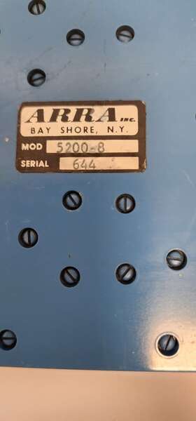 5200-8 Arra 8 Way Power Divider / Splitter With Sma Female Connectors To Ghz